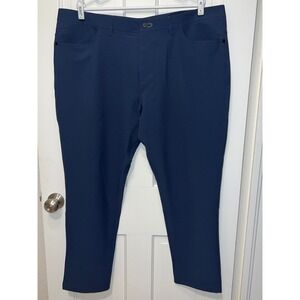 NEW Public Rec Mens Workday Pant Blue Technical 5-Pocket Stretch Pant 42x28 1/2"